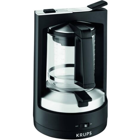 Cafetière 850W pour 12 tasses – Verseuse graduée en verre – Arrêt automatique – KRUPS KM468910