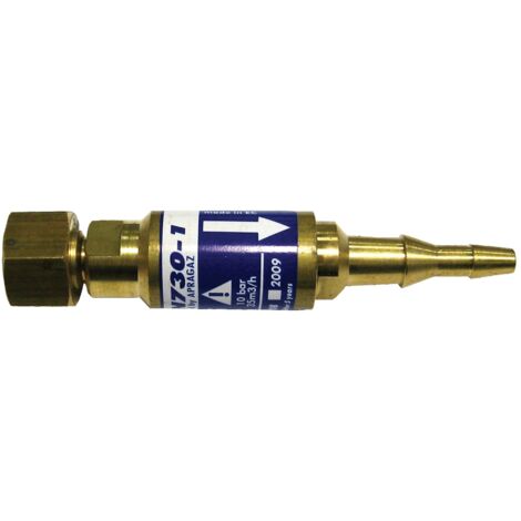 Clapet anti-retour SECURIDAVE O2 - GCE CHARLEDAVE A200339EMB - Laiton, sortie 12 mm environ