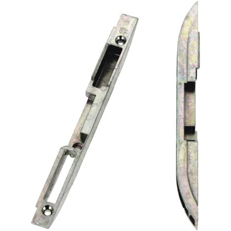 Gâche pour crémone TRIMATIC à toupiller gauche – Système FERCOMATIC – Finition ferGUard – Dimensions 189 x 15 x 15,5 mm
