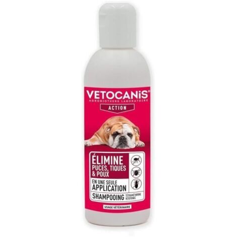 Shampoing - VETOCANIS - Chat et Chien, Produit Anti Parasites (1/4)