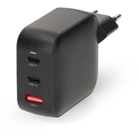 Chargeur mural 100 W GaN PD3.0 Fonction de charge rapide 2.5 / NEDIS - WGCHA100WBK (1/5)