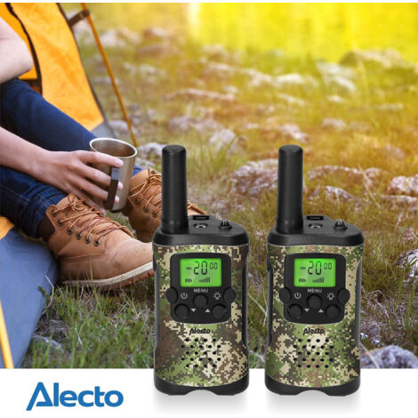 Alecto FR05CAMO - Lot de deux talkie-walkies pour enfants, Portée jusq NEDIS - FR05CAMO (1/5)