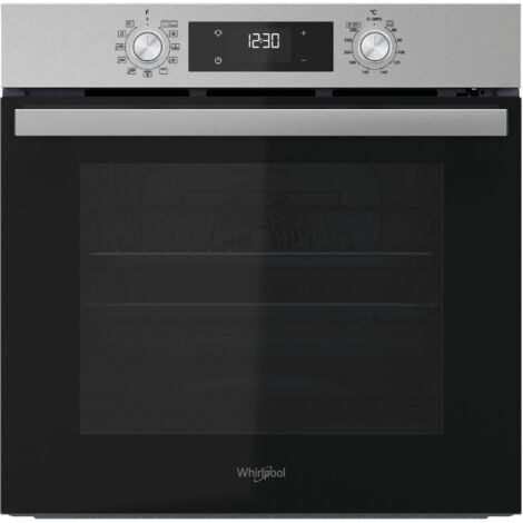 Four encastrable - Pyrolyse + Hydrolyse - Multifonction - WHIRLPOOL - OMR58RU0SX - Inox - Porte froide - 59,5 x 55,1 x 58,3 cm