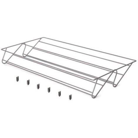 Emuca Gamme Quartz Organisateur de chaussures titane 740 mm