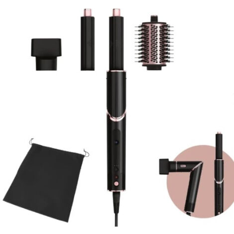 Sèche-cheveux multistyler 1400W HD424EU – Technologie brosse coiffante – Longueur câble 2,44m – Pour tous types de cheveux – Shark (1/3)