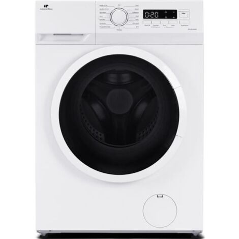 Continental Edison – Lave-linge hublot 9 kg CELL914IWS – Classe A – 1400 trs/min – Moteur induction silencieux – Largeur 59,5 cm – 15 programmes