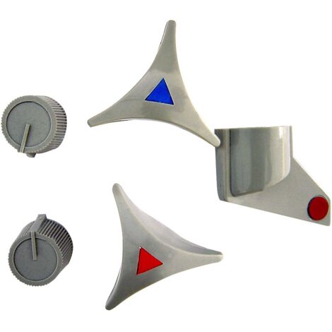 Manette de commande ELM LEBLANC 87167409340 pour chauffe-eau CE/BB argent/gris (1/2)