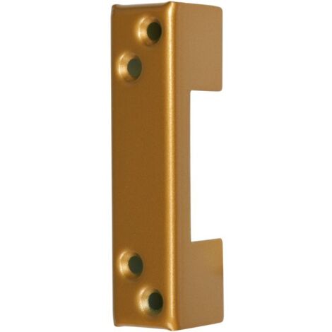 Gâche étroite ISEO modèle 97024900SA - Acier finition bronze 92 mm
