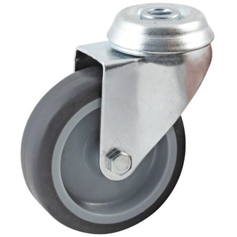 Roulette pivotante AVL 75 mm 75 kg œil zincé 552875L