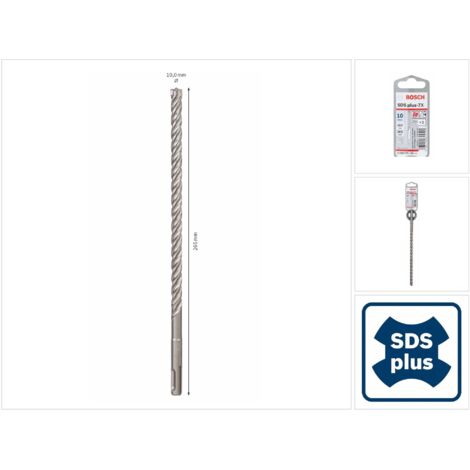 Foret béton SDS Plus diamètre 5,5 x 165 mm longueur utile 100 mm multitaillants 7X BOSCH 2608576111 (1/5)