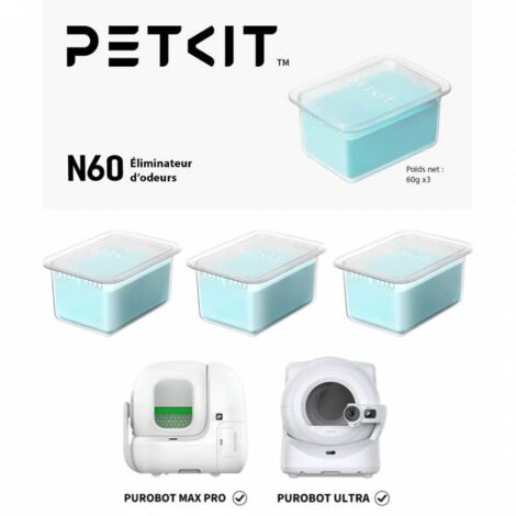 Désodorisants litière PETKIT N60 - Pack de 3 (2 mois chacun) Jasmin (1/5)