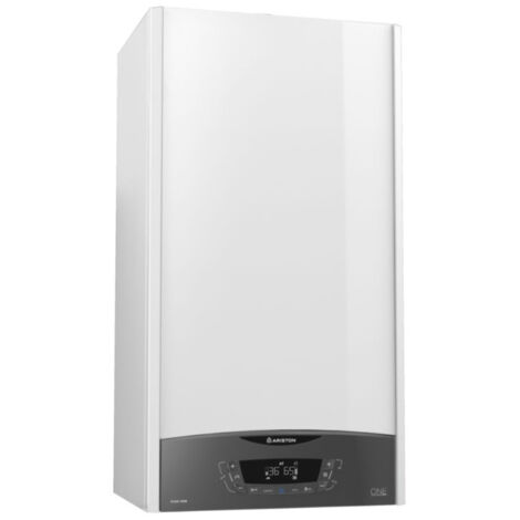Ariston Group – Chaudière gaz à condensation 35 kW – Échangeur Xtratech acier inoxydable – Installation murale – Évacuation concentrique Ø 60/100 mm (1/5)
