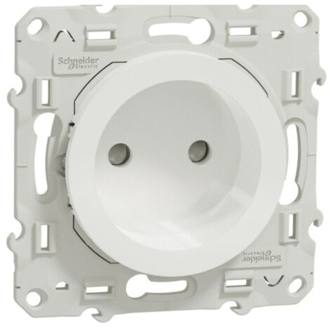 Prises de courant ODACE à vis 16A connexion rapide 2P - SCHNEIDER ELECTRIC - S526033