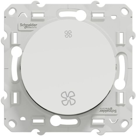 Interrupteur VMC Odace Schneider Electric S530233 71 mm Aluminium 10 AX (1/4)