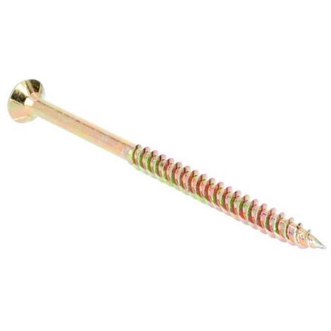 Vis à bois agglomérés tête fraisée Torx zingué 4,5X60 boîte de 200 - ULTIMA - VBFTX4,5X60ZJ