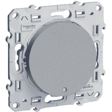 Bouton-poussoir encastré Schneider Electric Odace S536207 10A LED