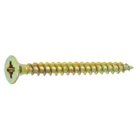 Vis à bois ULTIMA Pozidrive 2,5x20 mm zinguée jaune - boîte 1000 (1/3)