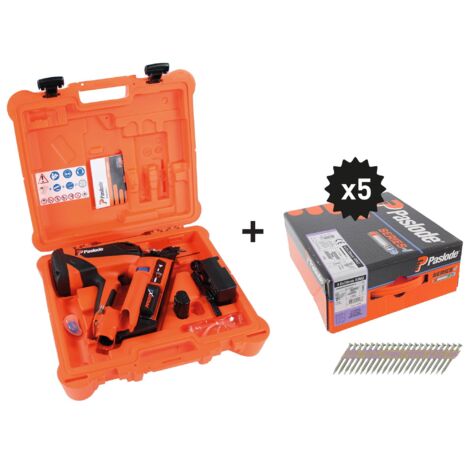 Cloueur à gaz sans fil SPIT PASLODE PPN50Xi - 4x35 mm en bande, coffret rigide orange
