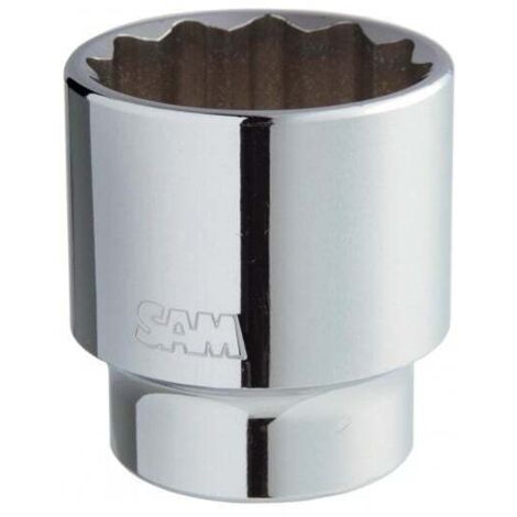 SAM OUTILLAGE - Douilles 3/4" courtes 12 pans en mm (1/2)