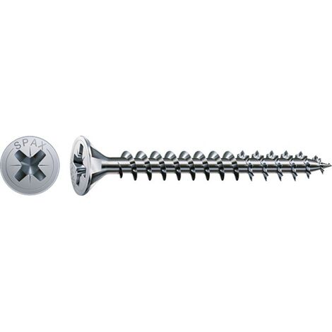 Vis à bois SPAX WIROX 6x40 mm Tête fraisée Pozidriv Boîte 500 (1/2)