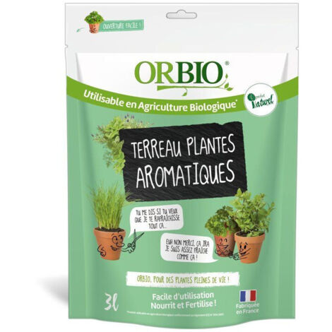 Terreau aromatiques 3L Orbio (1/3)
