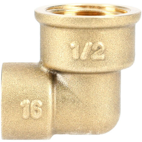 Coude femelle 90° GARIS D22007B Laiton 15x21 (1/2") ISO 228/1 (1/2)