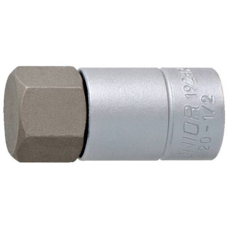 Douille 1/2" 6 pans Unior - 17/19/22/24 mm Acier Chrome-Vanadium (1/3)
