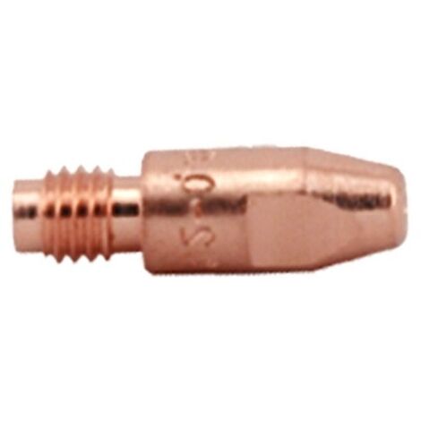 Pack de 10 tubes contact BINZEL M6 1,2 mm pour torche MB25 140FR379 (1/3)