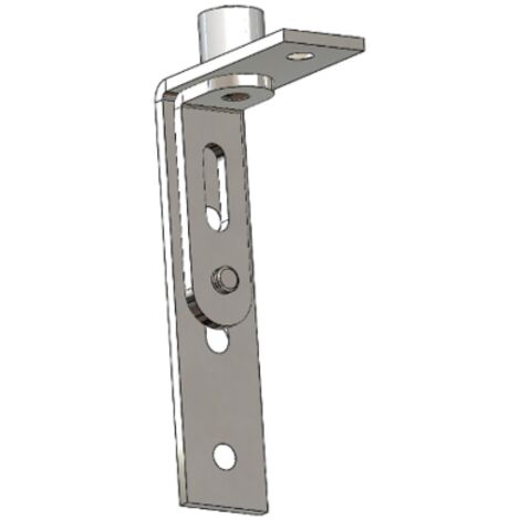Guide sur équerre sans ressort MONIN - galet nylon Ø 10 mm - 112 910 (1/3)