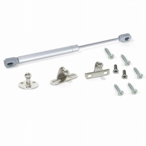 Amortisseur à piston EMUCA 6 kg C=80/100 mm Gris - Embouts rotule (1/4)