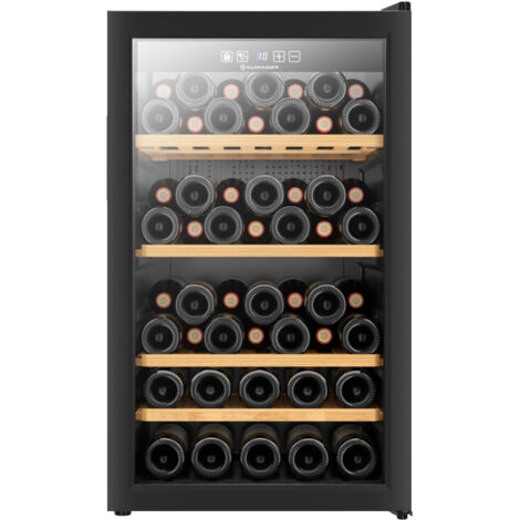 Cave à vin pose libre Climadiff CLS52B1 52 bouteilles 5-20°C Noir (1/4)