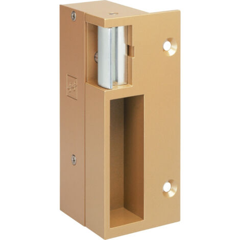 Gâche électrique EFF EFF 2120A 00090D16 12 V verticale droite 120x52x50 mm Or