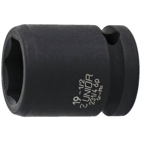 Douille à chocs 1/2" UNIOR 603964 19 mm Cr-Mo forgée (1/2)