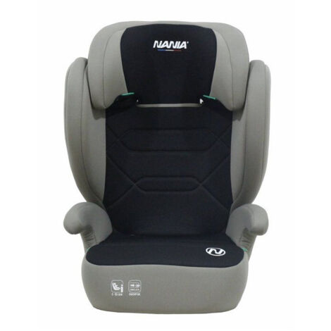 Siege auto - NANIA - Belem - Groupe 2/3 - I-size - 100/150 cm - 4 a 12 ans - Protection Latérale - Appui-tete Réglable - Noir