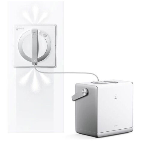 ECOVACS W2s OMNI - Robot Nettoyeur de vitres avec Station - Nettoyage Intelligent Bord a Bord TruEdge - Charge en Fonctionnement