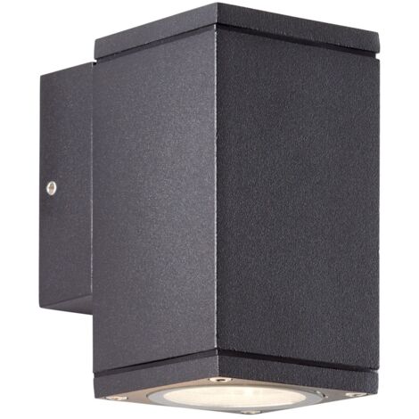 BRILLIANT Applique d'extérieur Hally argent  1x PAR51, GU10, 18W, adapté aux lampes à réflecteur (non incluses) (1/4)