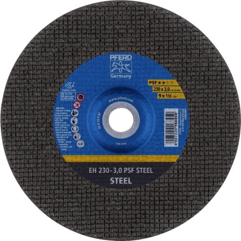 PFERD EH 230-3,0 PSF STEEL 61724222 DISQUE À TRONÇONNER À MOYEU DÉPORTÉ 230 MM 25 PC(S) ACIER (1/2)
