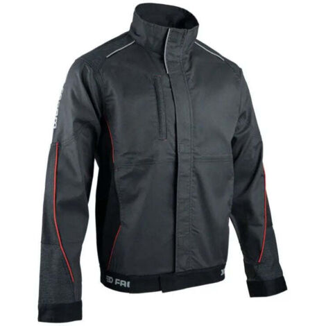 Facom – Veste de travail avec renforts coudes – Tissu stretch en coton – Col montant – Poches zippées – Pour environnements exigeants - FXWW2000E (1/6)