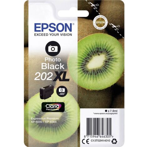 Epson Kiwi Singlepack Photo Black 202XL Claria Premium Ink (1/3)