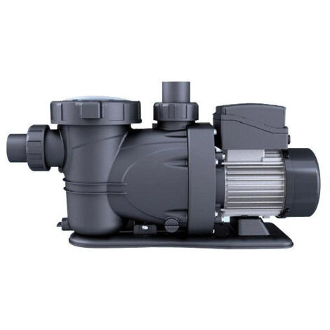 GRE – Pompe auto-amorçante ¾ CV – Débit 17 m³/h – Pour piscines jusqu'à 65 m³ – Faible niveau sonore – Compatible filtre Ø 500 mm - PP077H