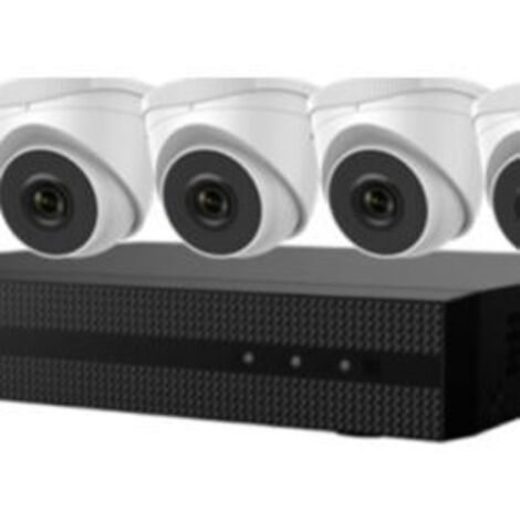 Caméra de surveillance intérieure/extérieure 8 canaux – Vision nocturne 30m – Résolution 4MP – Alimentation PoE – HIKVISION (1/4)