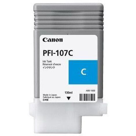 Canon PFI-107C cartouche d'encre 1 pièce(s) Original Cyan