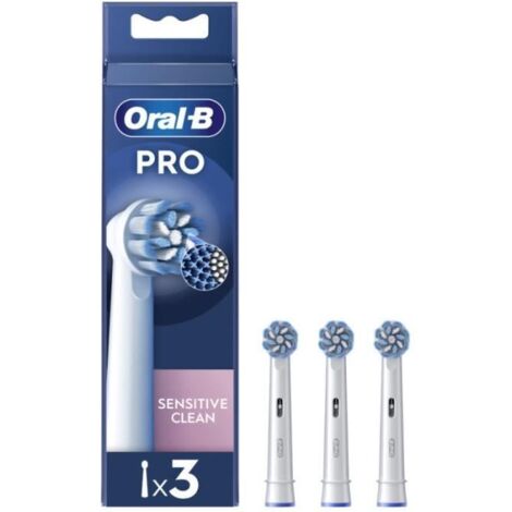 Oral-B Pro Sensitive Clean Brossettes Pour Brosse a Dents, Pack De 3 Unités