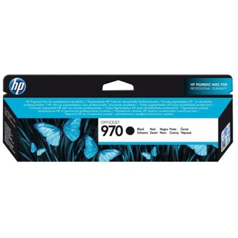 Cartouche d'encre noire d'origine HP 970 (CN621AE) pour HP Officejet Pro X451/X476/X551/X576 (1/5)