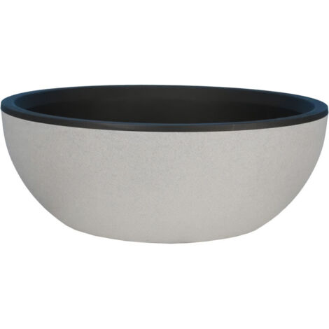 RIVIERA - Coupe pot de fleurs - granit D40 - stone (1/5)