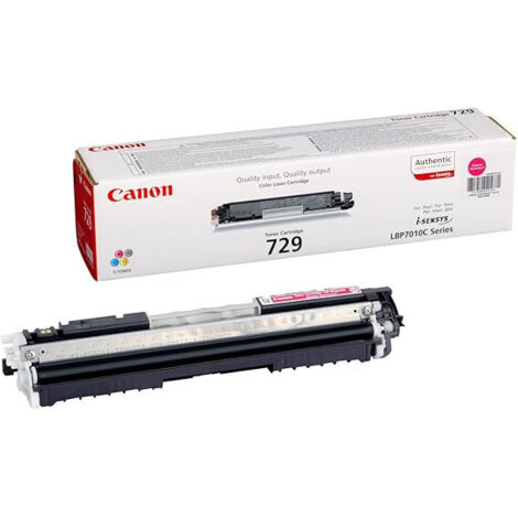 Cartouche Toner Canon 729 Magenta - Imprimante Laser Couleur i-SENSYS LBP7010C (1/2)