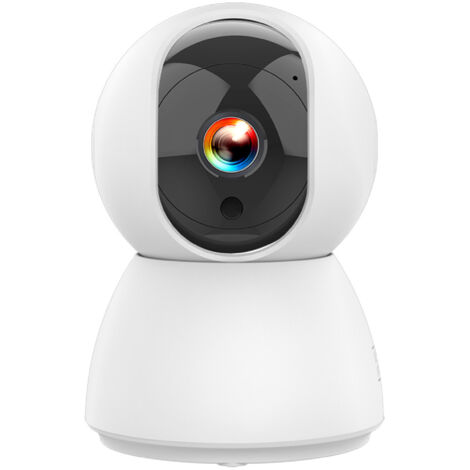 Caméra intérieure filaire - KYF - Rotative - Full HD - 4MP Motorisée P/T - Sirene intégrée (1/5)