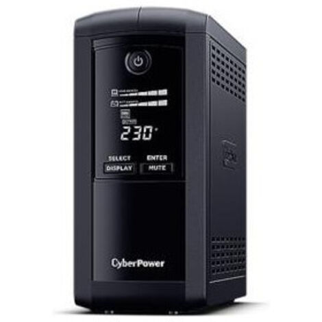 Onduleur Line-Interactive CyberPower VP1000EILCD 1000 VA / 550 W LCD noir (1/2)