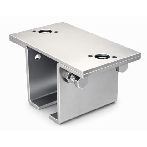 Connecteur support rail MANTION 5144M pour Sportub 5040 acier brossé 150 kg