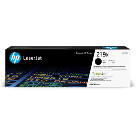 Toner noir grande capacité HP LaserJet authentique 219X (1/5)